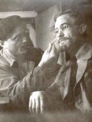 Иван Чаушев в гримьорната
