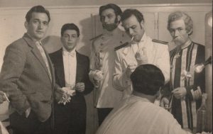 Момент преди представление - Иван Чаушев с колеги